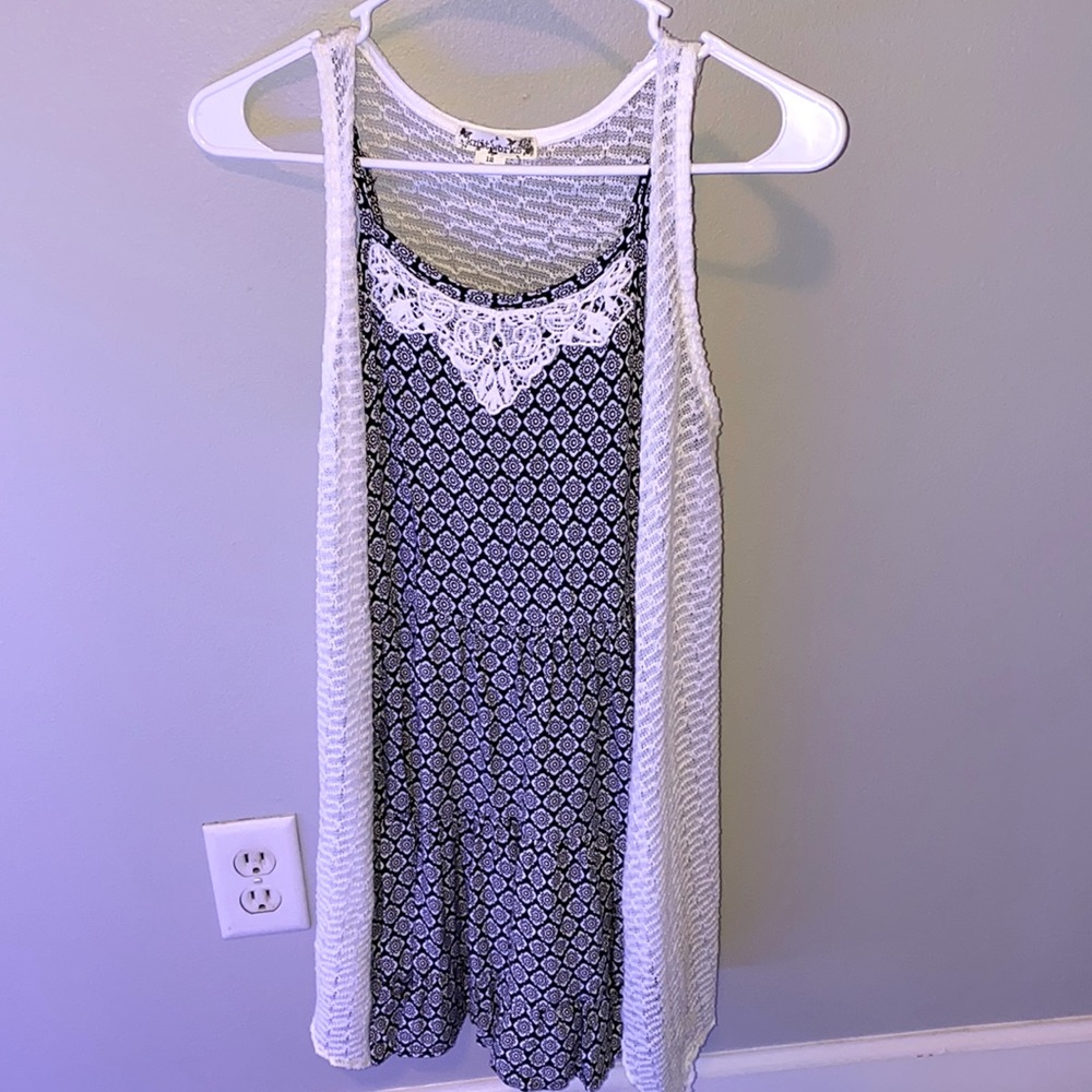 Dress with a non-sleeve sweater to go with it